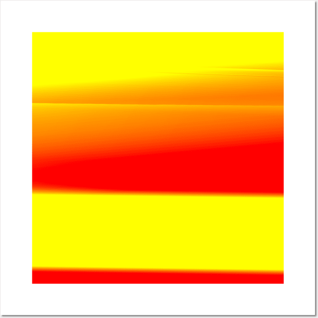 yellow orange red gradient texture Wall Art by Artistic_st